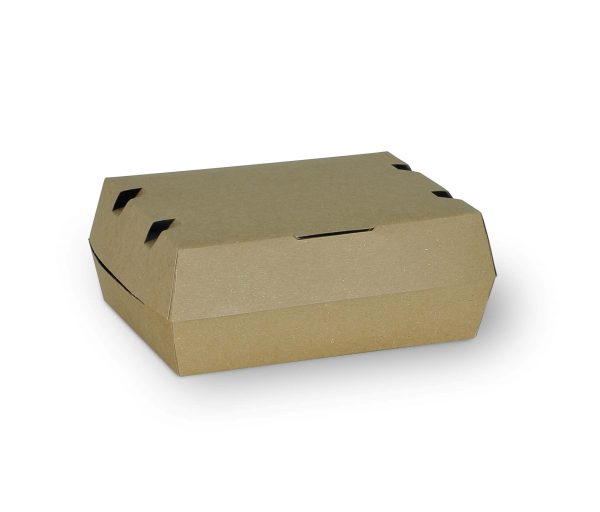 Prodelpak Burger Combo Clam 18.5-13.5-8 Kraft Stk 330p