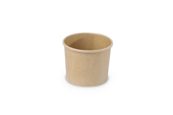 Soup Bowl Kraft 12oz with PP LID X500P