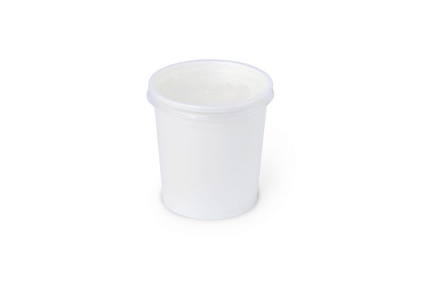 Soup Bowl 16oz white with PP LID X500P - Image 2