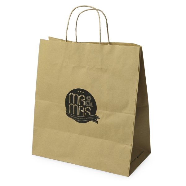 Custom Kraft Paper Bag With Handle X250P