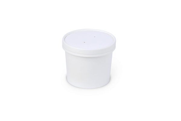 Soup Cup White 12 0Z with PP LID X500P - Image 3