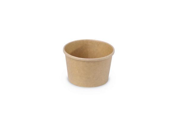 Prodelpak PSB Cup Kraft 6oz With PP LID X500P