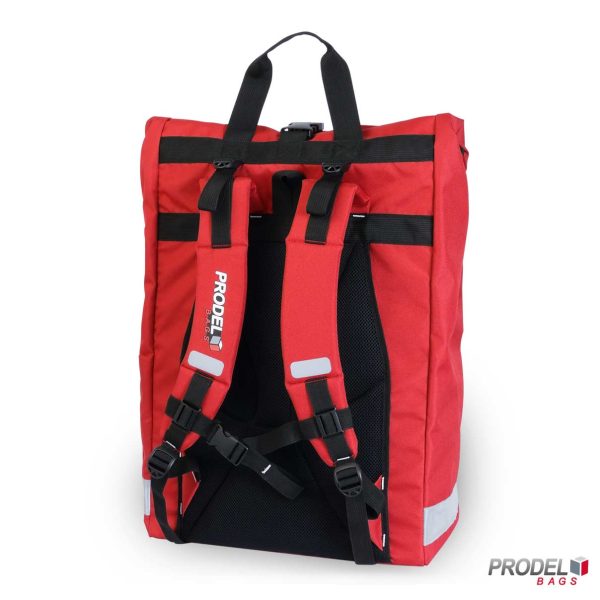 Takeaway Delivery Bag Prodel 82-1 MESSENGER BACKPACK – RED - Image 2